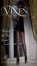 Vixen May, Fishnet Tights with Bows, Kleding | Dames, Verzenden