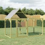 vidaXL Kippenhok 200x100x150 cm geïmpregneerd massief, Verzenden, Nieuw