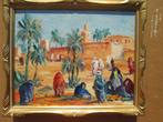 Retaux Bruno (1947) - Marché au bled. Maroc, Antiek en Kunst