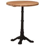 vidaXL Bistrotafel Ø 60x76 cm massief acaciahout, Verzenden, Nieuw