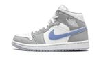 Jordan 1 Mid Wolf Grey / Aluminum - maat 35.5 (Sneakers), ["Jordan","Nike","Nike Jordan","Air Jordan"], Verzenden, Nieuw, Sneakers of Gympen