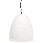 Hanglamp industrieel rond 25 W E27 42 cm wit (Lampen), Huis en Inrichting, Complete inboedels, Verzenden