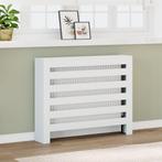 vidaXL Radiatorombouw 104x20x82 cm bewerkt hout wit, Doe-het-zelf en Verbouw, Verwarming en Radiatoren, Verzenden, Nieuw