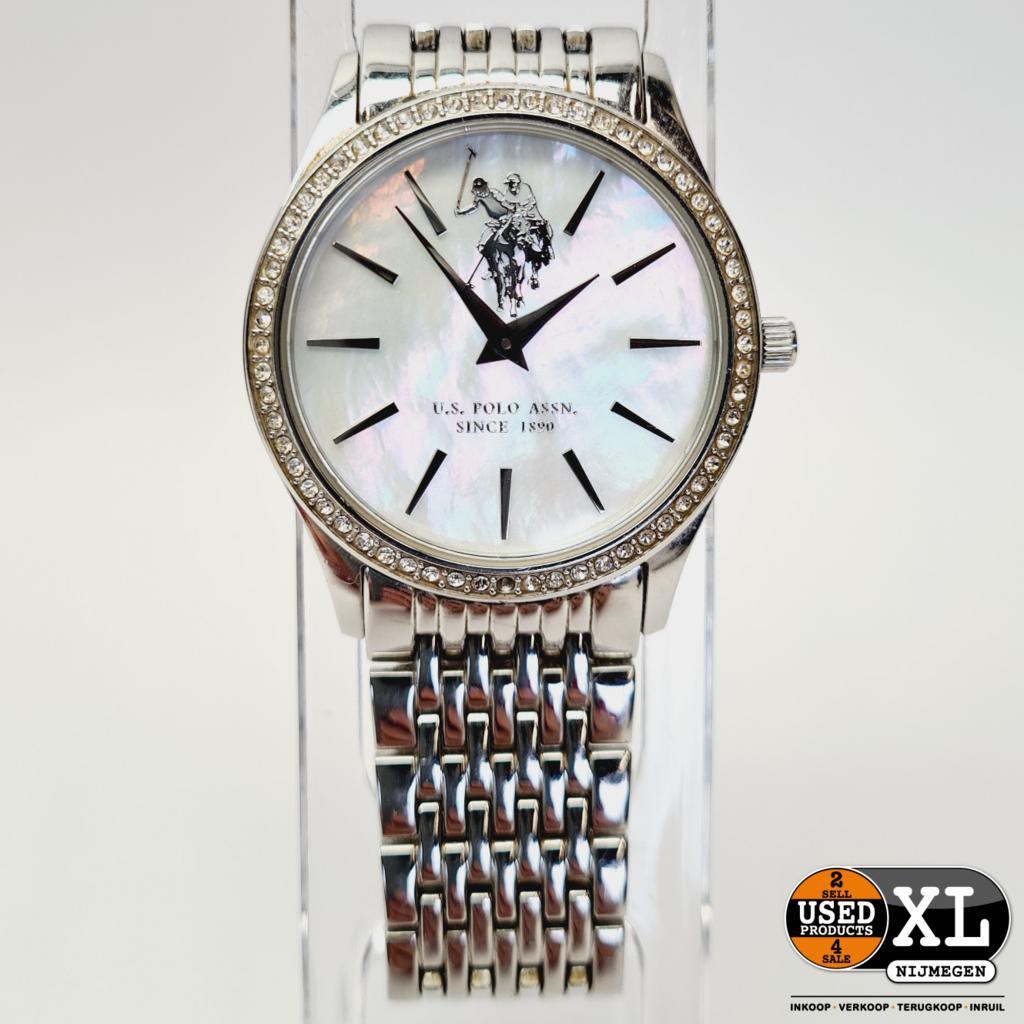 U.S. Polo Assn. Vrouwen Horloge met Diamanten Zilver 39 m. Horloges Heren Marktplaats