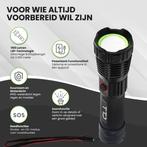 2dekans | TTD® Militaire Zaklamp LED Oplaadbaar - LEP, Ophalen of Verzenden, Zo goed als nieuw