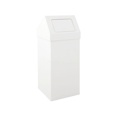 Carro-Push afvalbak met pushklep 55 ltr - Wit, Huis en Inrichting, Woonaccessoires | Prullenbakken, Nieuw, Verzenden
