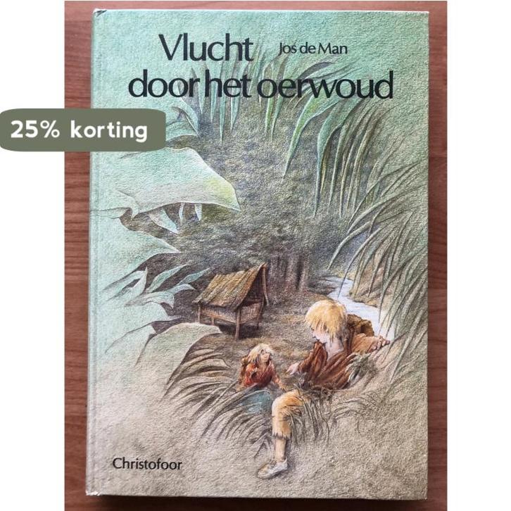 Vlucht door het oerwoud 9789062384617 J. de Man, Boeken, Kinderboeken | Jeugd | 13 jaar en ouder, Gelezen, Verzenden