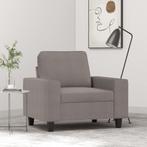 vidaXL Fauteuil 60 cm stof taupe, Eenpersoons, Verzenden, Nieuw, Minder dan 150 cm