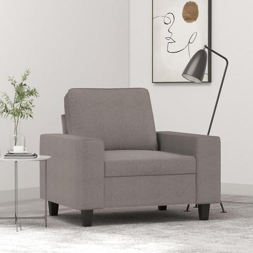 vidaXL Fauteuil 60 cm stof taupe, Huis en Inrichting, Banken | Bankstellen, Nieuw, Minder dan 150 cm, Stof, Eenpersoons, Verzenden