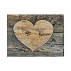placemat houten hart 40x30cm, Huis en Inrichting, Woonaccessoires | Overige, Nieuw, Verzenden