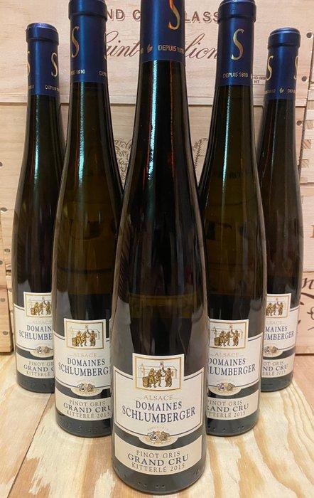 2015 Domaine Schlumberger Kitterlé Pinot Gris - Elzas Grand, Verzamelen, Wijnen