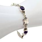 Zonder minimumprijs - Armband Zilver - Amethist, Nieuw