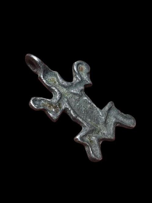 Oud-Romeins Brons, Military Frog Hanger (Zonder, Sieraden, Tassen en Uiterlijk, Antieke sieraden