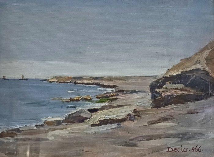 Ernesto Giardini (Decio)(1896 - 1992) - Marina, Antiek en Kunst, Kunst | Schilderijen | Klassiek