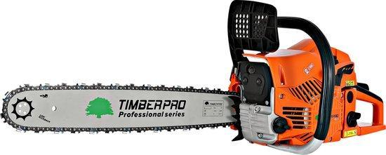 Kettingzaag / Benzine Kettingzaag - 62cc - 3,5 pk - 50 cm Zw, Tuin en Terras, Handzagen, Nieuw, Verzenden