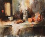Massimo Riccò - Breakfast, Antiek en Kunst, Kunst | Schilderijen | Modern