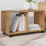 vidaXL Rolkast 72x33x42,5 cm bewerkt hout artisanaal, Huis en Inrichting, Tafels | Bijzettafels, Verzenden, Nieuw