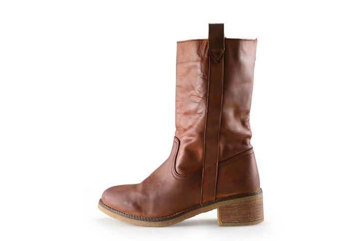 Sacha laarzen in maat 40 Cognac | 25% korting, Kleding | Dames, Schoenen, Overige kleuren, Zo goed als nieuw, Hoge laarzen, Verzenden