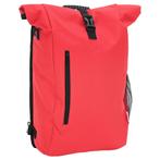vidaXL Fietstas voor Bagagedrager 20 L Rood 31x13x58 cm, Fietsen en Brommers, Fietsaccessoires | Fietstassen, Verzenden, Nieuw