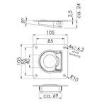 Vloerring / sjoroog enkel Winterhoff, Ophalen of Verzenden, Nieuw