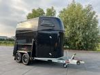 ANSSEMS 2-PAARDS PAARDENTRAILER BLACK EDITION MET ZADELKAMER, Ophalen, Gebruikt, Polyester, 2-paards trailer