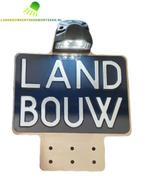 RVS Oldtimer grote vierkante kentekenplaathouder MET 1 verli, Auto diversen, Kentekenplaathouders, Verzenden, Nieuw