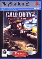 Call of Duty 2: Big Red One (Platinum) [PS2], Spelcomputers en Games, Ophalen of Verzenden, Nieuw