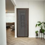 Stalen Binnendeur Brons 6 Vlaks Rook glas Luxe design, Doe-het-zelf en Verbouw, Deuren en Horren, Minder dan 80 cm, Binnendeur