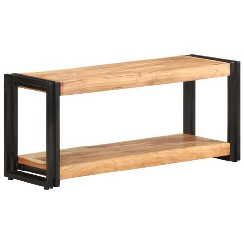 vidaXL Tv-meubel 90x30x40 cm massief acaciahout, Huis en Inrichting, Kasten | Televisiemeubels, 25 tot 50 cm, Nieuw, Overige houtsoorten