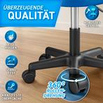 Zadelkruk - Kruk op wielen - Rolkruk - Draaikruk - Oranje -, Verzenden, Zo goed als nieuw