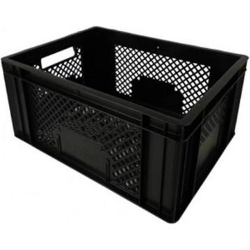 VDW Zwarte kunststof krat - 18L - Compact en stevig - Ges... beschikbaar voor biedingen