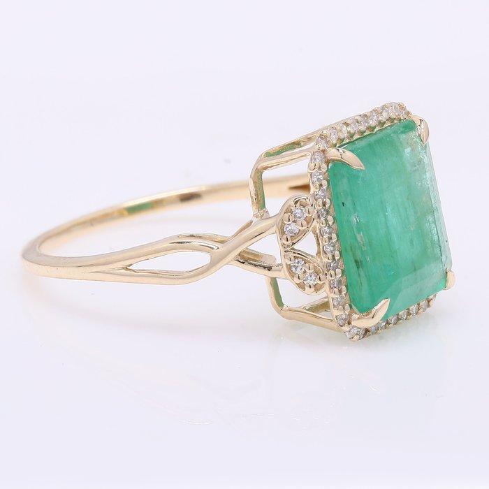 Zonder Minimumprijs - Ring - 14 karaat Geel goud - 3.81ct., Sieraden, Tassen en Uiterlijk, Ringen