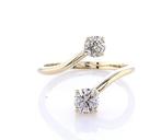 Zonder minimumprijs - Ring - 14 karaat Geel goud - 0.66ct., Nieuw