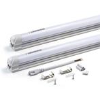 Set LED-tl-armatuur t8 Linear Basic 90 cm neutraal-wit, Nieuw