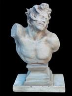 sculptuur, Busto satiro - 41 cm - materiale marmorina van, Antiek en Kunst