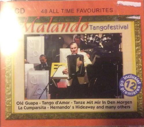 cd - Danny Malando - Malando Tangofestival. 48 All Time F..., Cd's en Dvd's, Cd's | Overige Cd's, Zo goed als nieuw, Verzenden