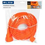 Blow Tuinverlengkabel Oranje - 20 meter - PVC - 2x1.5mm² -, Verzenden, Nieuw
