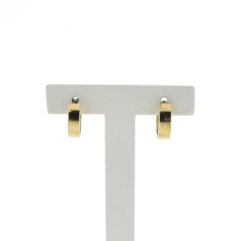 Gouden oorringen | Ø 13,7 mm (oorbellen, gouden oorbellen), Sieraden, Tassen en Uiterlijk, Oorbellen, Overige kleuren, Gebruikt