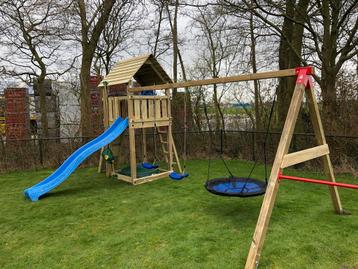 Speeltoestellen inclusief montage bij u in de tuin geplaatst beschikbaar voor biedingen