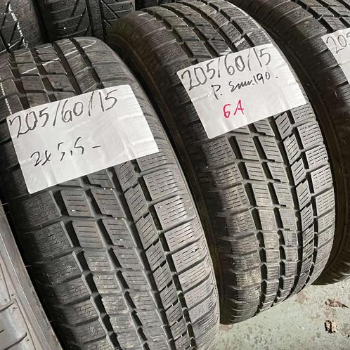 2 x Pirelli Winter 190 Snowsport 205-60-15 Winterbanden 5..., Auto-onderdelen, Banden en Velgen, 15 inch, Winterbanden, 205 mm