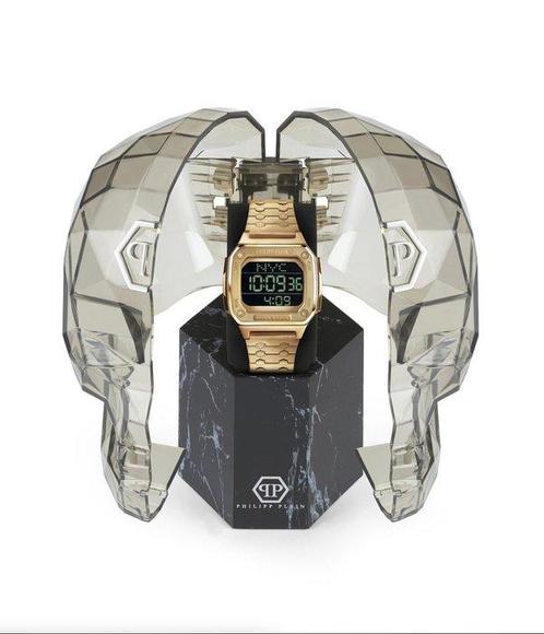 Philipp Plein - Hyper Shock Gold - Zonder Minimumprijs -, Sieraden, Tassen en Uiterlijk, Horloges | Heren