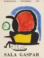 (after), Joan Miró - Sala Gaspar ** ORIGINAL LITHOGRAPHIC, Antiek en Kunst, Kunst | Tekeningen en Foto's