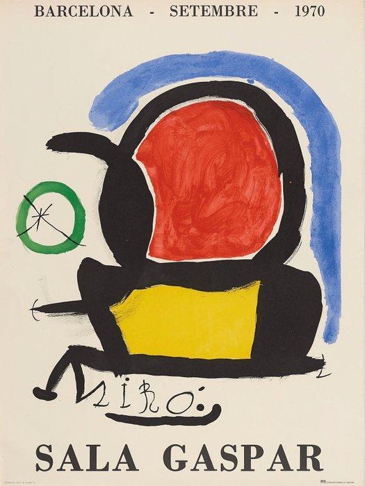 (after), Joan Miró - Sala Gaspar ** ORIGINAL LITHOGRAPHIC, Antiek en Kunst, Kunst | Tekeningen en Foto's