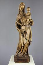 Ouro - Snijwerk, Maria met Kind - 43 cm - Hout, Antiek en Kunst