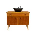 Badkamermeubel | Jentique | Vintage | Teak |  4223, Huis en Inrichting, Badkamer | Badkamermeubels, Minder dan 50 cm, 75 cm of meer