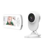 Wifi babyfoon camera baby foon monitor + 4.3 inch scherm, Nieuw, Verzenden