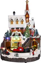 Tweedekans | LuVille Kerstdorp Miniatuur Treinstation - L24, Ophalen of Verzenden, Zo goed als nieuw