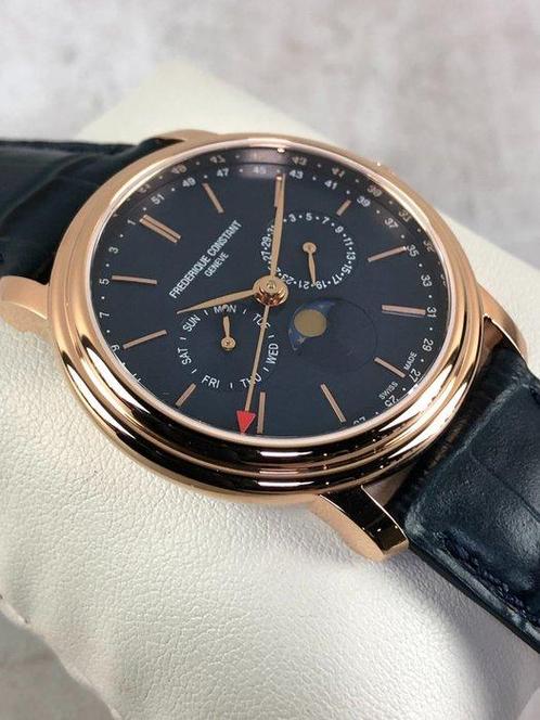 Frédérique Constant - Classics Business Timer Moonphase -, Sieraden, Tassen en Uiterlijk, Horloges | Heren