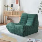 Relaxstoel Kodsø lounge fauteuil 75x90x100 cm microvezel gro, Verzenden, Nieuw