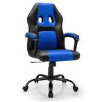 PC Gaming Chair Ergonomische computerstoel met rugleuning Bl